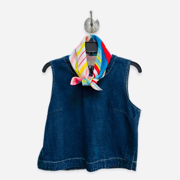 NWT SILKLETTE Alignment 100% Fine Silk Kerchief Scarf MULTICOLOR - Picture 1 of 8